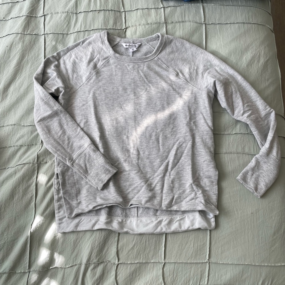 Athleta grey sweatshirt